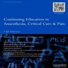 CONTINUING EDUCATION IN ANAESTHESIA, CRITICAL CARE & PAIN