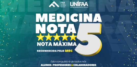 Nota máxima em avaliação do MEC confirma curso de Medicina do UNIFAA entre os melhores do país